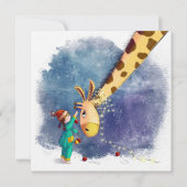 Flat Holiday Card Feiertagskarte (Vorderseite)