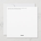 Flat Holiday Card Feiertagskarte (Rückseite)