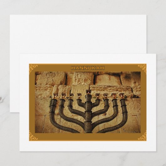 Flat Holiday Card Feiertagskarte (Vorne/Hinten)