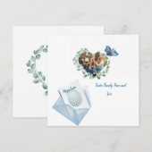 Flat Holiday Card Feiertagskarte (Vorne/Hinten)