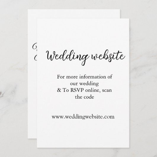 Flat Holiday Card Feiertagskarte (Vorne/Hinten)