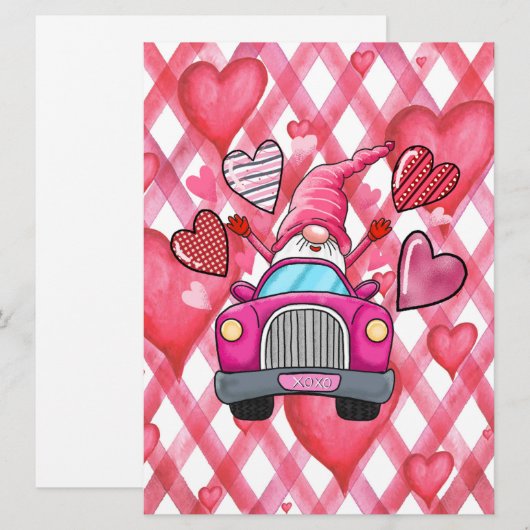 Flat Holiday Card Feiertagskarte (Vorne/Hinten)