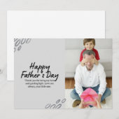 Flat Holiday Card Feiertagskarte (Vorne/Hinten)