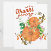 Flat Holiday Card Feiertagskarte (Vorne/Hinten)