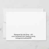 Flat Holiday Card Feiertagskarte (Rückseite)