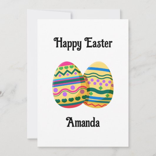 Flat Holiday Card Feiertagskarte (Vorderseite)