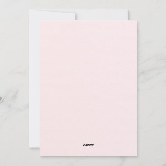 Flat Holiday Card Feiertagskarte (Rückseite)