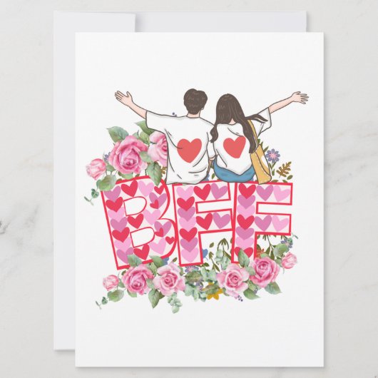 Flat Holiday Card Feiertagskarte (Vorderseite)