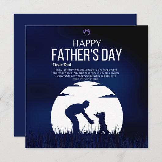 Flat Holiday Card Feiertagskarte (Vorne/Hinten)