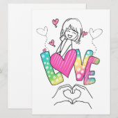 Flat Holiday Card Feiertagskarte (Vorne/Hinten)