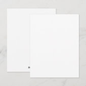 Flat Holiday Card Feiertagskarte (Vorne/Hinten)