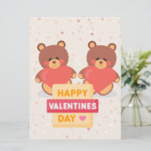 Flat Holiday Card Feiertagskarte (Stehend Vorderseite)