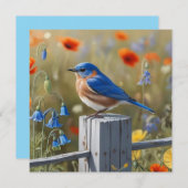 Flat Holiday Card Feiertagskarte (Vorne/Hinten)