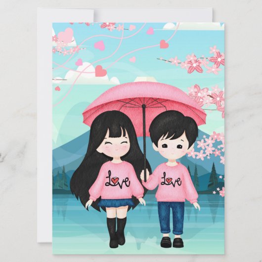 Flat Holiday Card Feiertagskarte (Vorderseite)