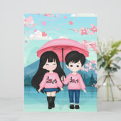 Flat Holiday Card Feiertagskarte (Stehend Vorderseite)