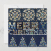 Flat Holiday Card Feiertagskarte (Vorderseite)