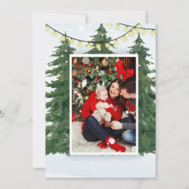 Flat Holiday Card Feiertagskarte