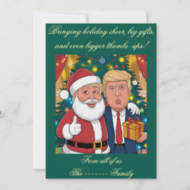 Flat Holiday Card Feiertagskarte