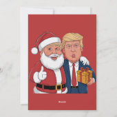 Flat Holiday Card Feiertagskarte (Rückseite)