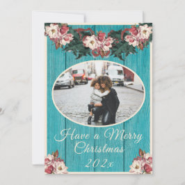 Flat Holiday Card Feiertagskarte