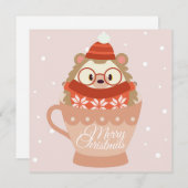 Flat Holiday Card Feiertagskarte (Vorne/Hinten)