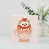 Flat Holiday Card Feiertagskarte (Stehend Vorderseite)