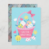 Flat Holiday Card Feiertagskarte (Vorne/Hinten)