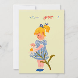 Flat Holiday Card Feiertagskarte