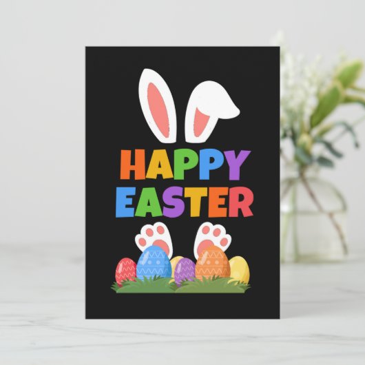 Flat Holiday Card Feiertagskarte (Stehend Vorderseite)