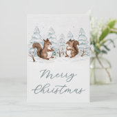 Flat Holiday Card Feiertagskarte (Stehend Vorderseite)