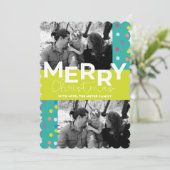 Flat Holiday Card Feiertagskarte (Stehend Vorderseite)