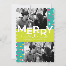 Flat Holiday Card Feiertagskarte