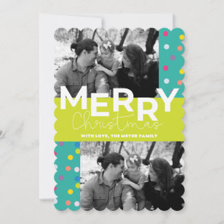 Flat Holiday Card Feiertagskarte
