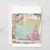 Flat Holiday Card Feiertagskarte (Rückseite)