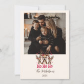 Flat Holiday Card Feiertagskarte (Vorderseite)