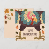 Flat Holiday Card Feiertagskarte (Vorne/Hinten)