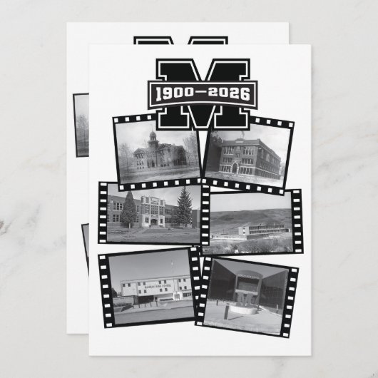 Flat Holiday Card Feiertagskarte (Vorne/Hinten)