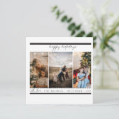 Flat Holiday Card Feiertagskarte (Stehend Vorderseite)