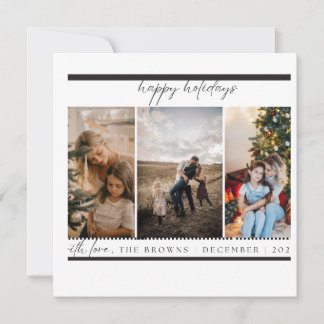 Flat Holiday Card Feiertagskarte