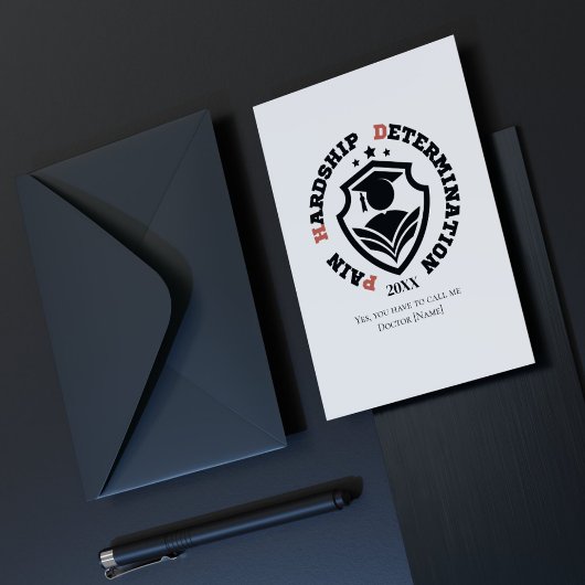 Flat Holiday Card Feiertagskarte