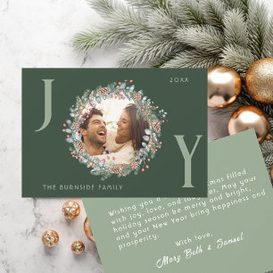 Flat Holiday Card Feiertagskarte