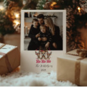 Flat Holiday Card Feiertagskarte