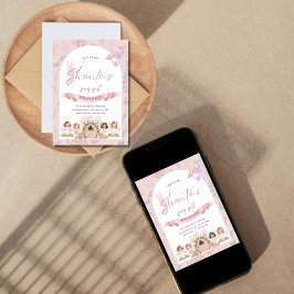 Flat Holiday Card Feiertagskarte