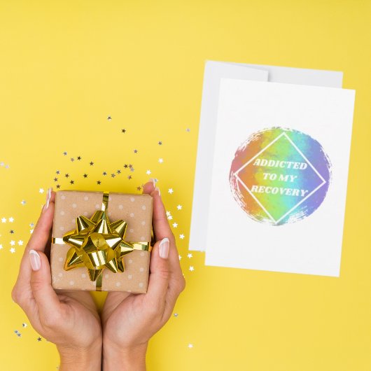 Flat Holiday Card Feiertagskarte