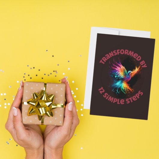 Flat Holiday Card Feiertagskarte