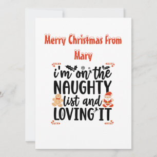 Flat Holiday Card Feiertagskarte