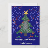 Flat Holiday Card Feiertagskarte (Vorderseite)
