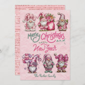 Flat Holiday Card Feiertagskarte (Vorne/Hinten)