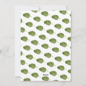 Flat Holiday Card Feiertagskarte (Rückseite)