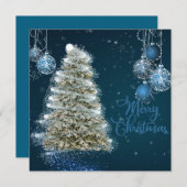 Flat Holiday Card Feiertagskarte (Vorne/Hinten)